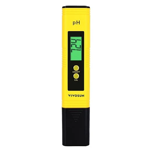 Refined VIVOSUN Digital pH Meter 0.01pH High Accuracy Pen Type pH Tester High-Performance