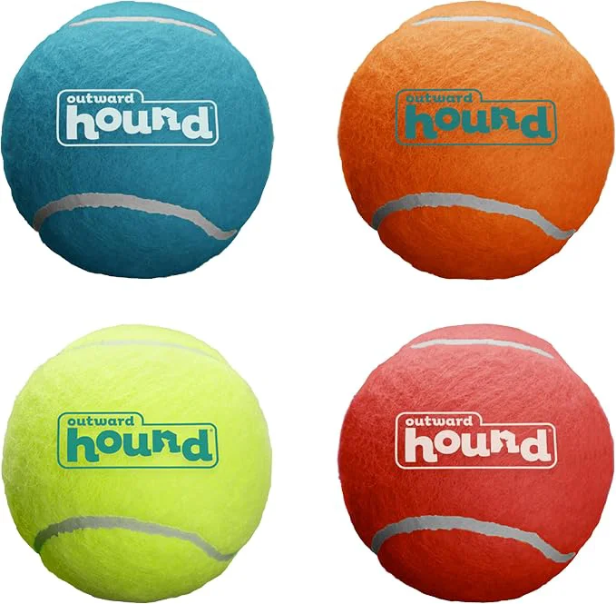 Practical Outward Hound Squeaker Ballz – Squeaky Tiny Tennis Balls Exclusive