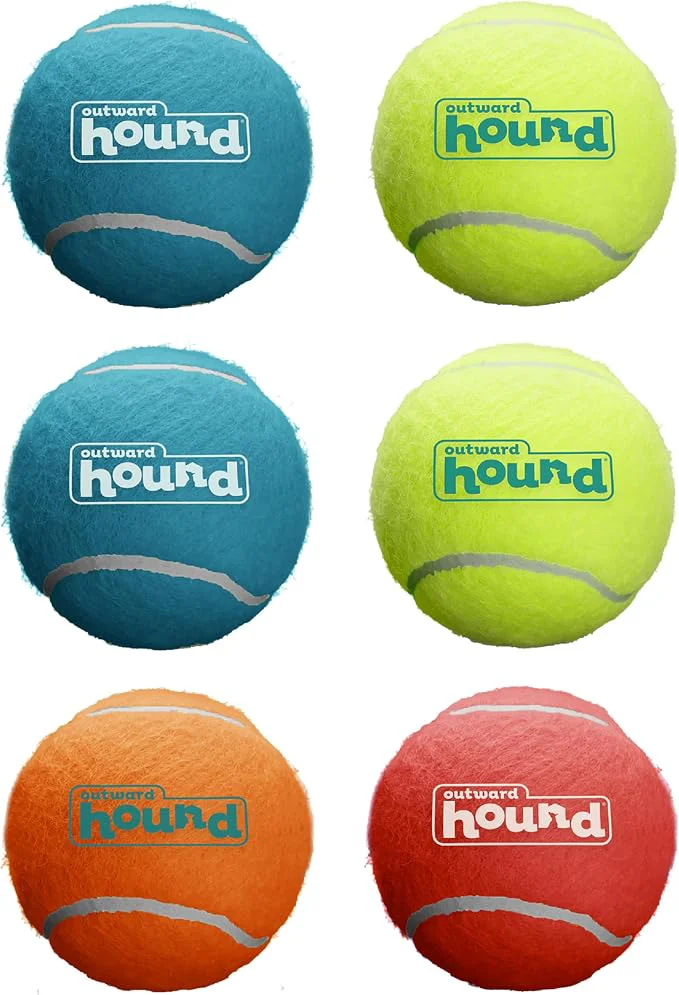 Solid Outward Hound Squeaker Ballz – Squeaky Tennis Balls Breathable