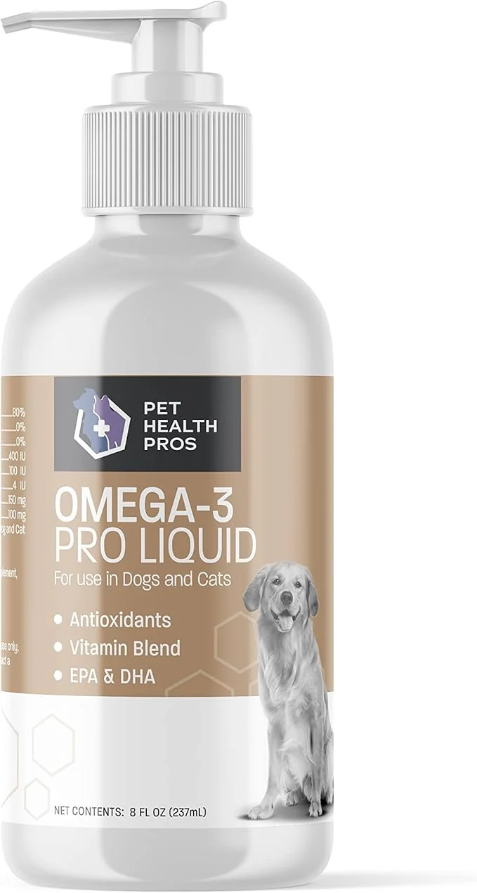 Comfortable Omega 3 Fish Oil for Dogs - Omega 3 Pro Skin Coat Dog Fish Oil Supplement w Pump - Fish Oil Dog Omega 3 Supplement - EPA DHA Fatty Acid Fish Oil for Dogs Skin and Coat - 8 ozAbout ThisOverview Lightweight