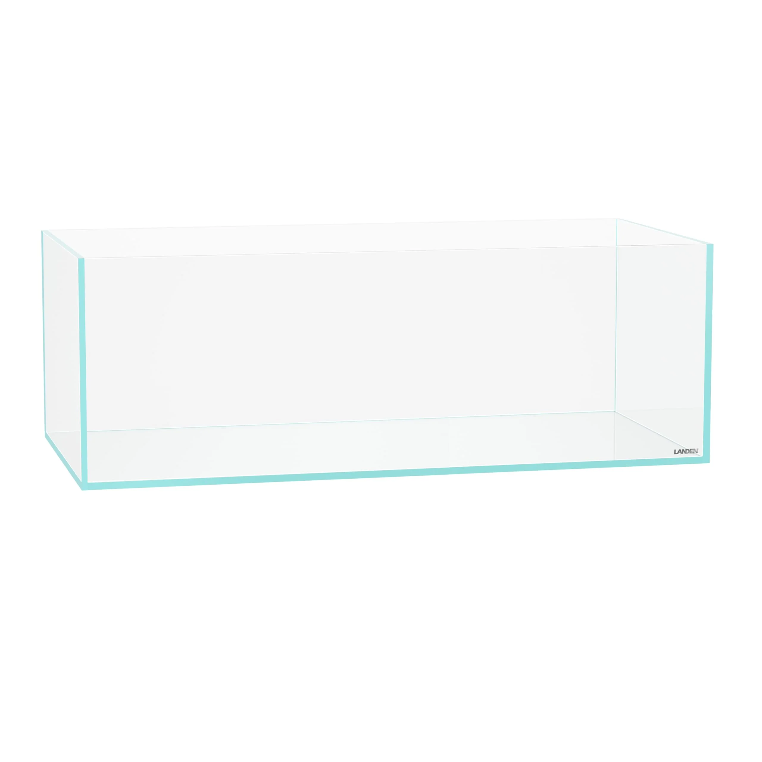 Certified LANDEN 120SL Rimless Low-Iron Aquarium – 52.37 Gal Long Bookshelf Tank Foam Mat Premium Material