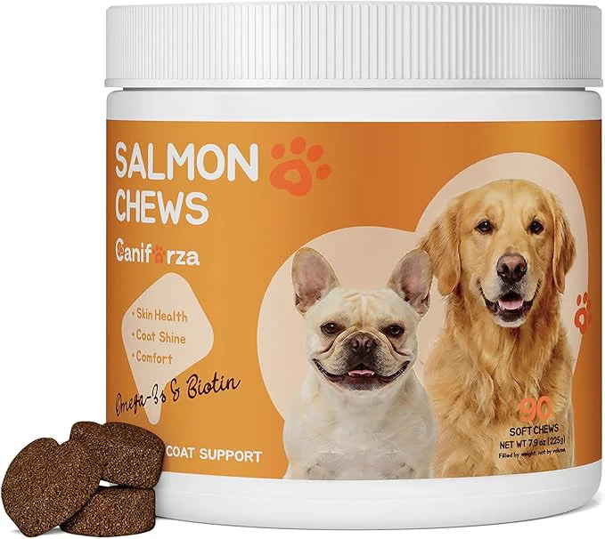 Sophisticated Omega 3 Fish Oil 90 Soft Chews for Dogs with Algae Omega-3 Salmon Oil Kelp Biotin Skin Coat Support Comfort for Itchy Skin Immune SupportAbout This Sustainable