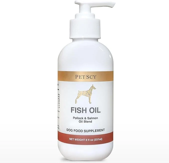 Specialty PetScy Omega-3 Fish Oil for Dogs – Supports Healthy Skin Shiny Coat Joint Mobility Pure Wild-Caught Fish Oil with EPA DHA Natural Dog Supplement for All Breeds Sizes – 8 fl ozAbout This Fast