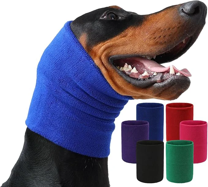 Carefully Designed Dog Cat Calming Hoodie - Anxiety Relief Ear Protector Noise-Canceling Head Cover for Grooming Bath Force Drying Thunder FireworksAbout ThisOverview First-Class
