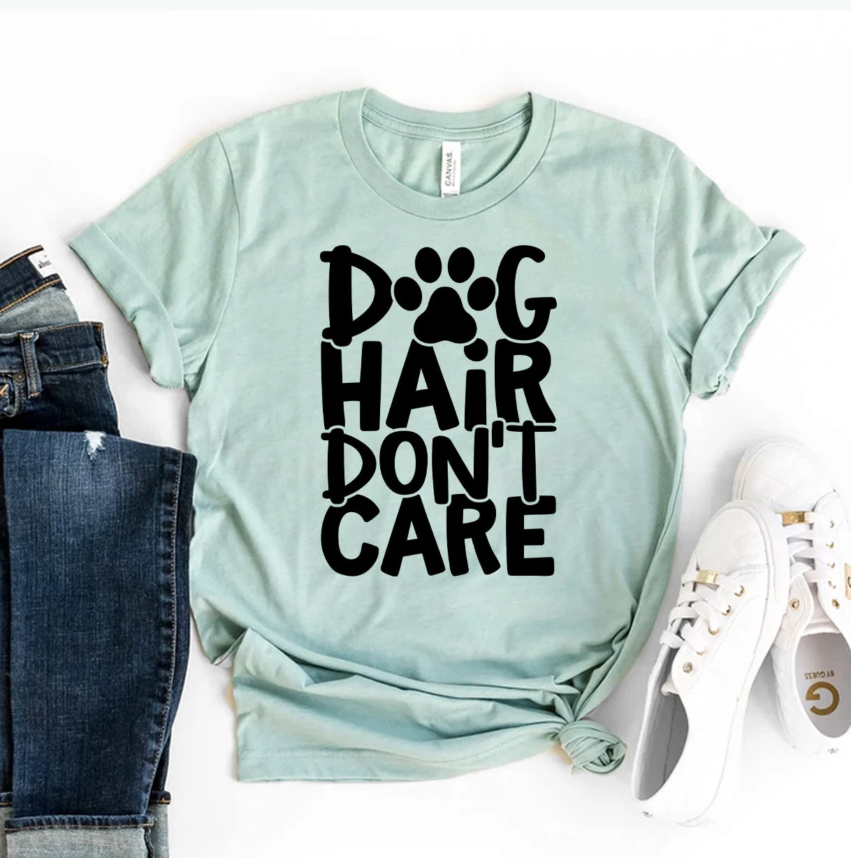 Advanced Dog Hair Don't Care T-Shirt Recyclable