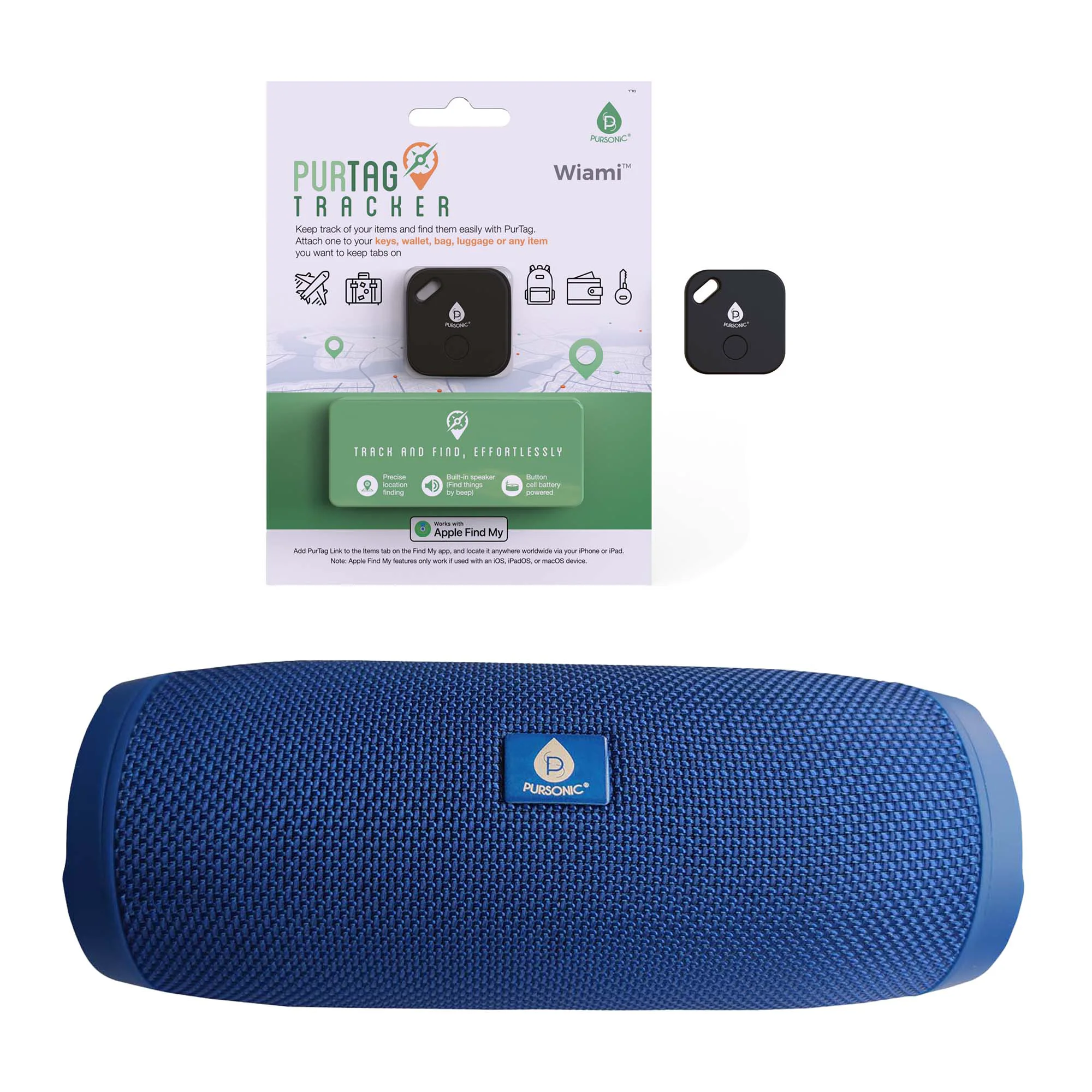 Classic Pursonic Wireless Audio Smart Tracking Essentials – Speaker and Purtag Bundle Efficient