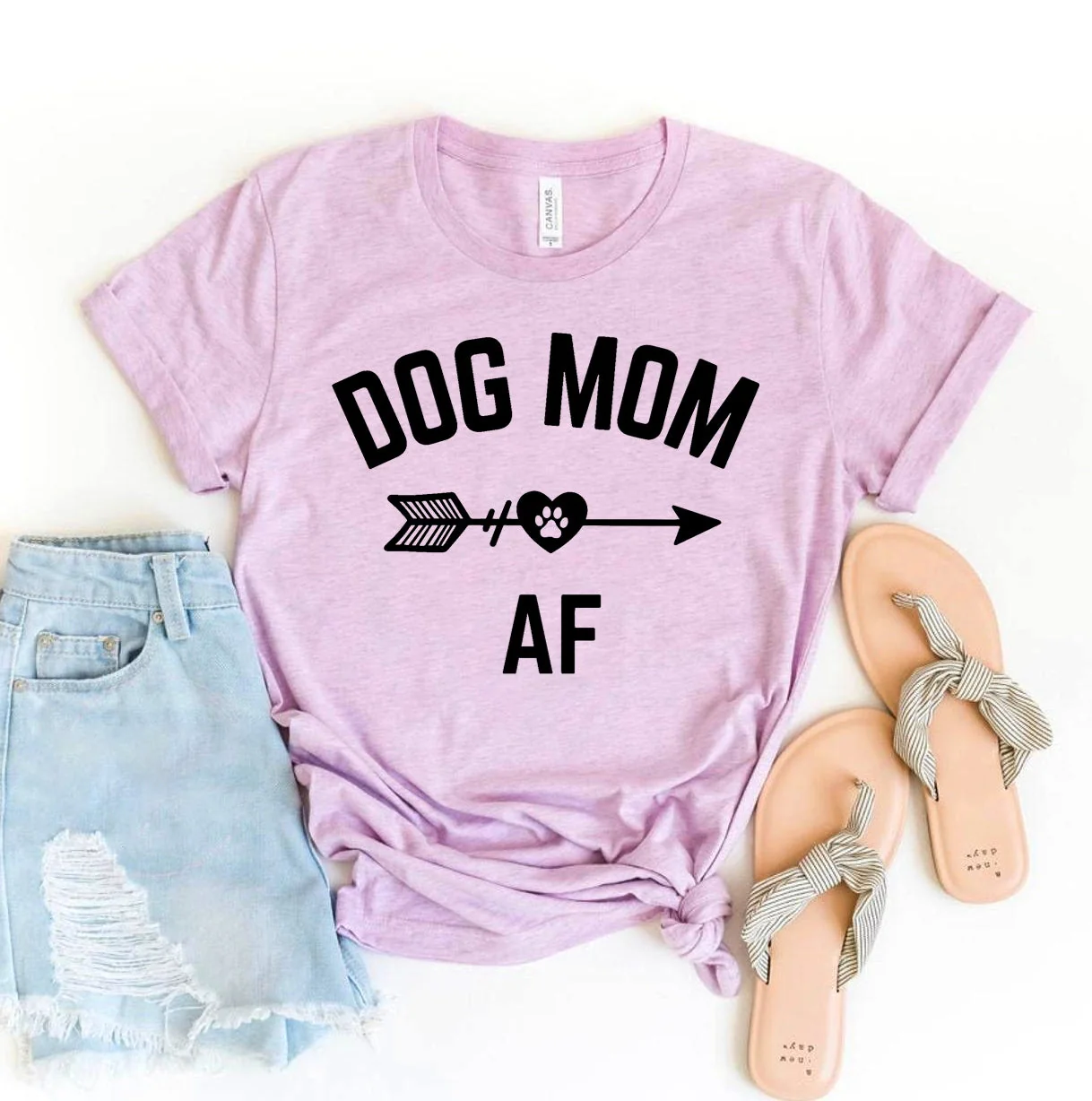 Safe Dog Mom AF T-Shirt Genuine