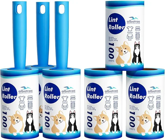 Proven Lint Rollers for Pet Hair Extra Sticky 600 Sheets Mega Value Set Lint Rollers for Pet Hair Removal Dog and Cat Lint Remover for Clothes Furniture CarpetAbout ThisOverview Healthy