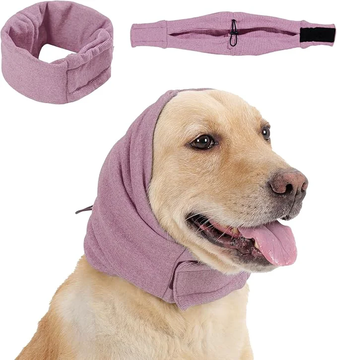Artisan Dog Calming Hoodie No Shake Ear Wraps for Dogs Adjustable Dog Ear Muffs for Noise Protection Ear Wrap Head Cover for Head Warp Anxiety Relief Hematoma Grooming and Force DryingAbout ThisOverview Excellent