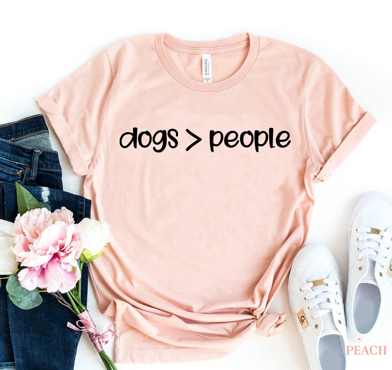 Recyclable Dogs Greater Than People T-Shirt Minimalist