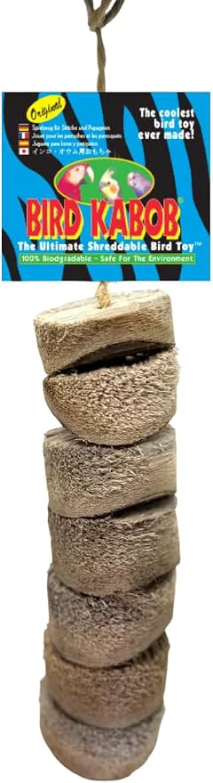 World-Class Wesco Pet Bird Kabob Shreddable Bird Toy User-Friendly