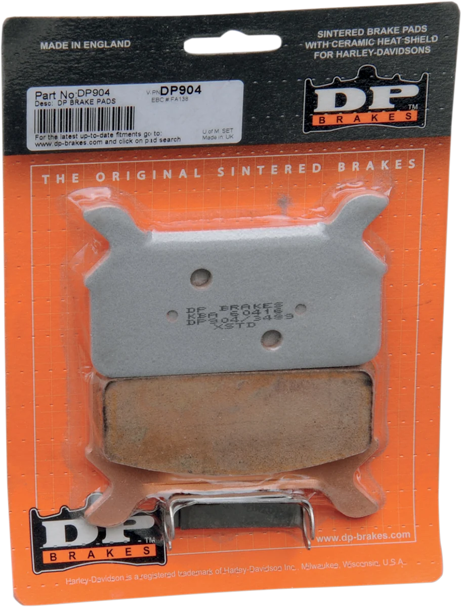 Fine DP BRAKES Sintered Brake Pads - DP904 DP904 Comfortable