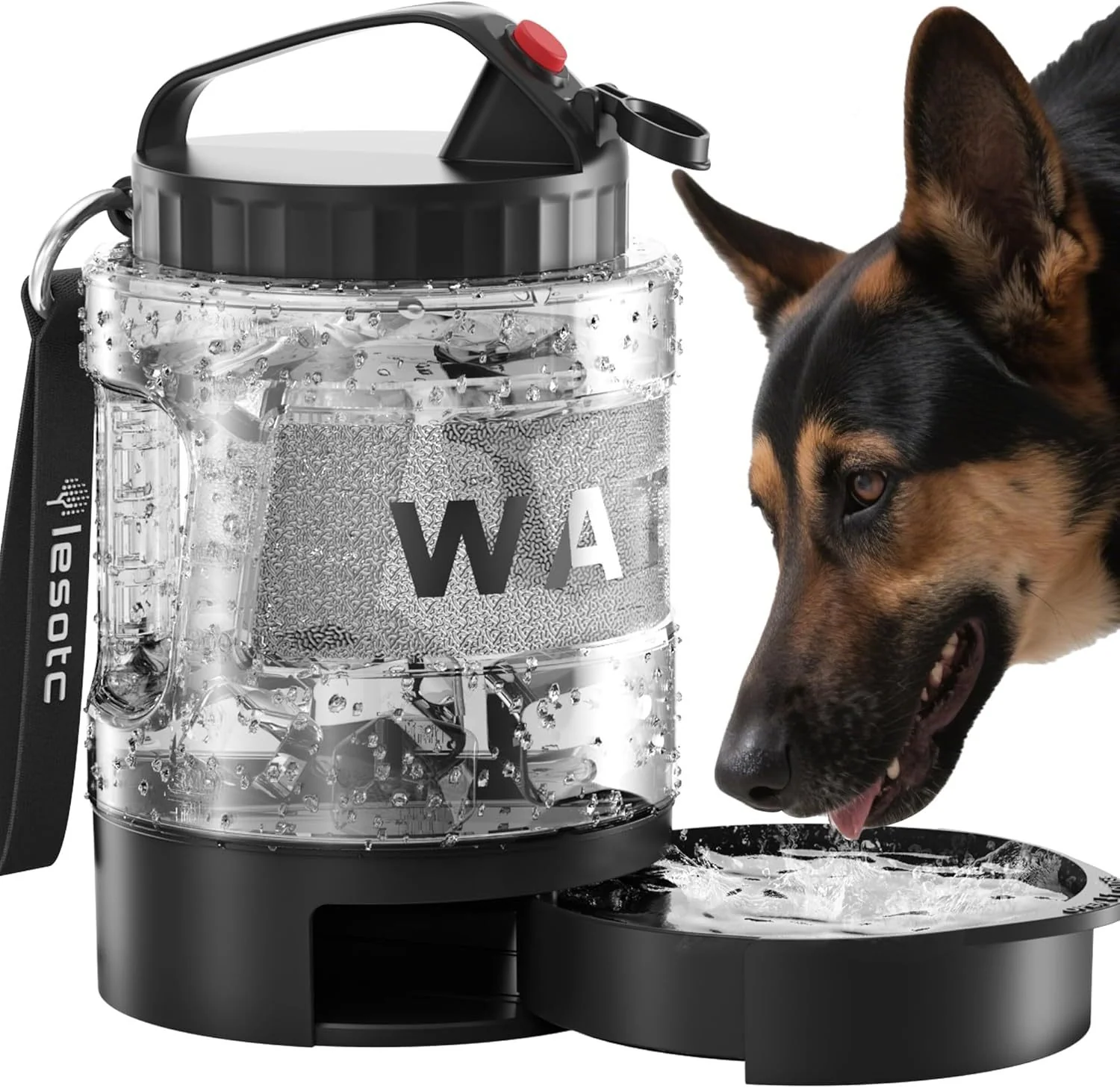 User-Friendly Portable Pull-out Water Bowl For Dogs Large Capacity Proven
