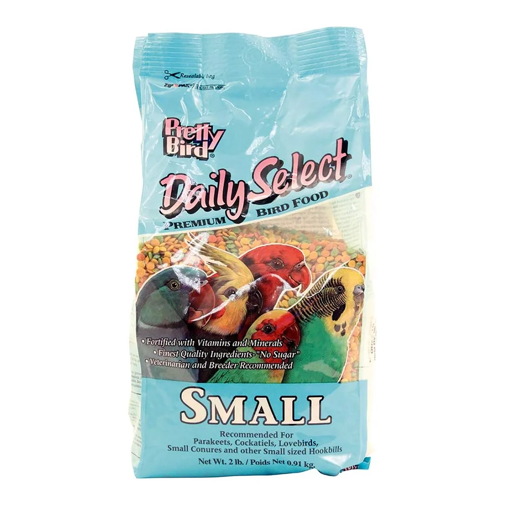 Classic Pretty Bird Daily Select Premium Bird Food Small 2-lb Expertly Made