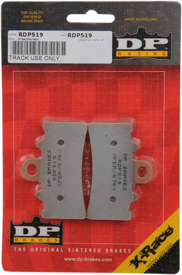 Trusted DP BRAKES RDP Racing Brake Pads - Husqvarna KTM RDP519 Eco-Friendly