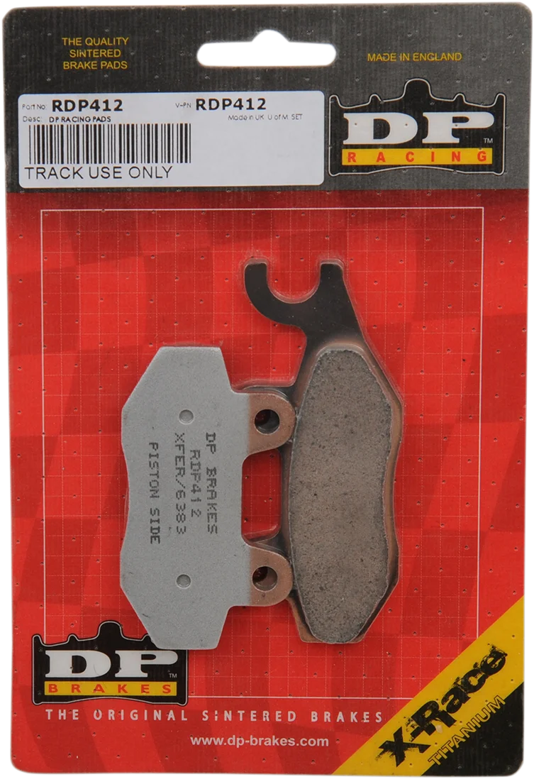 High-End DP BRAKES RDP Racing Brake Pads - Ninja RDP412 Certified