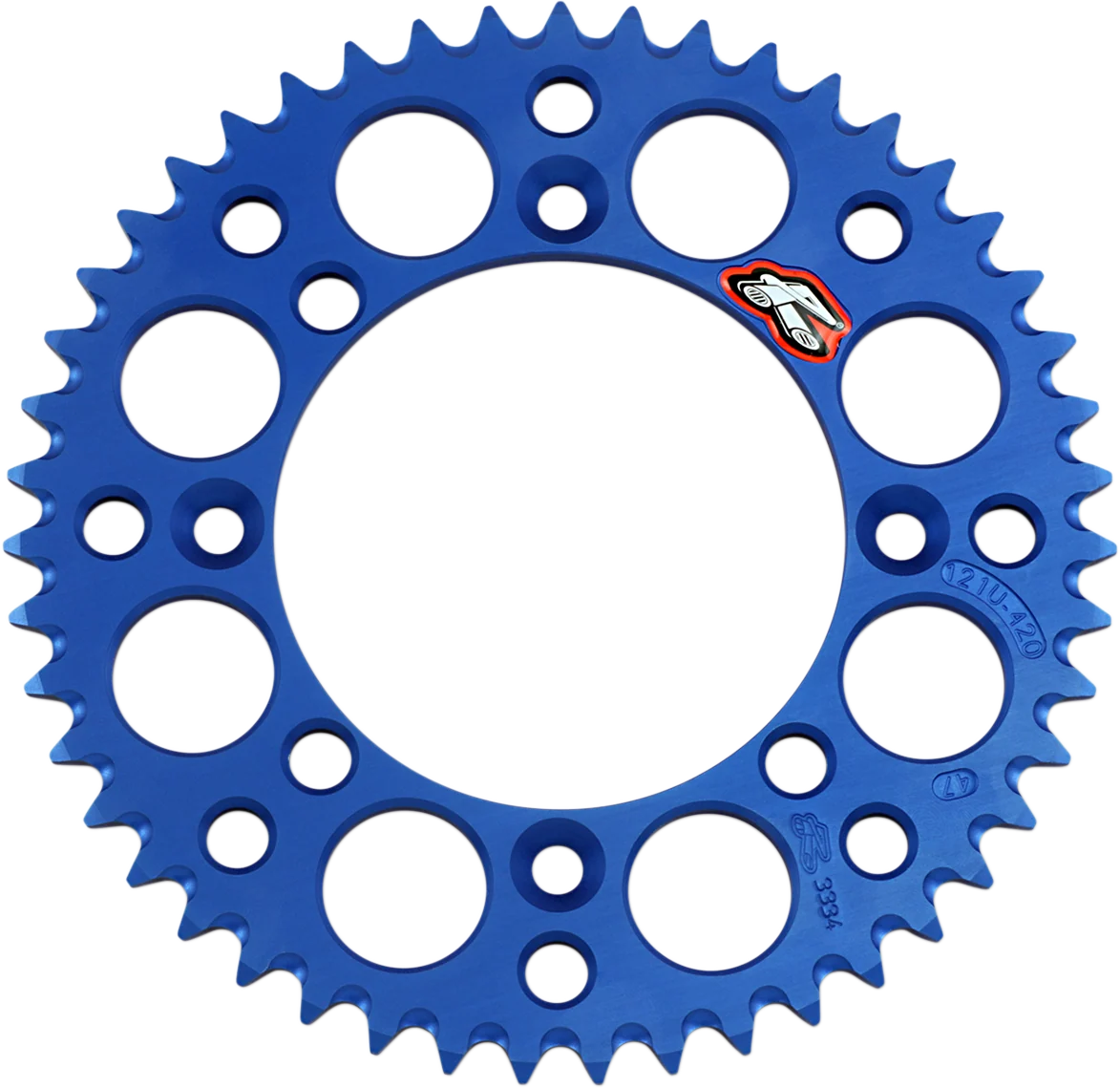 Comfortable RENTHAL Sprocket - Yamaha - Blue - 47 Tooth 121U-420-47GBBU User-Friendly
