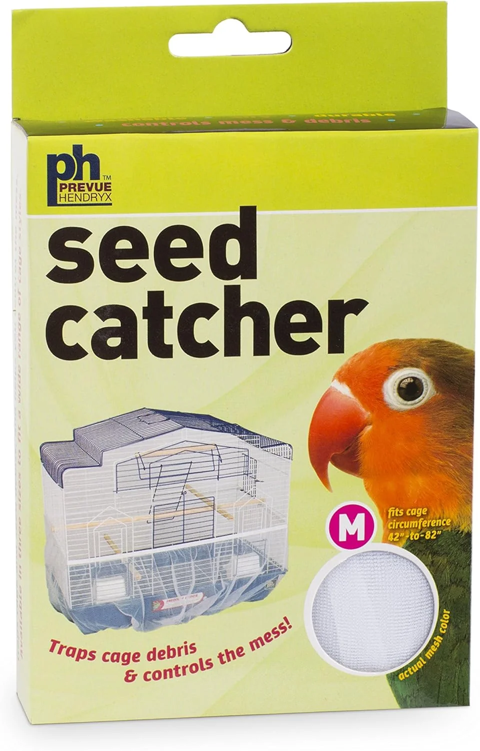 Advanced Prevue Pet Products 821W Mesh Bird Seed Catcher White Medium 8 Original