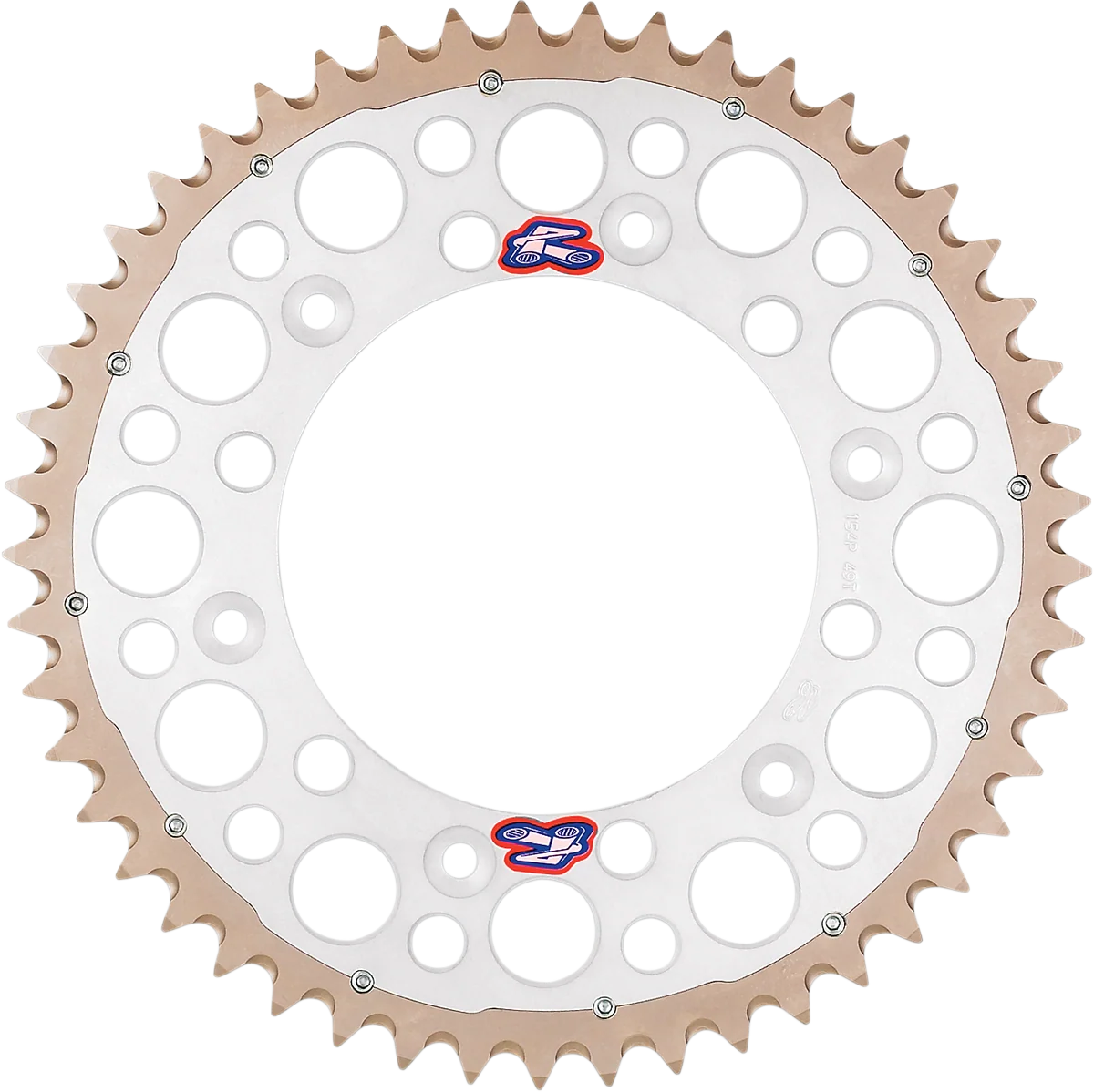 Innovative RENTHAL Twinring Rear Sprocket - 48 Tooth - Silver 1540-520-48GPSI Modern