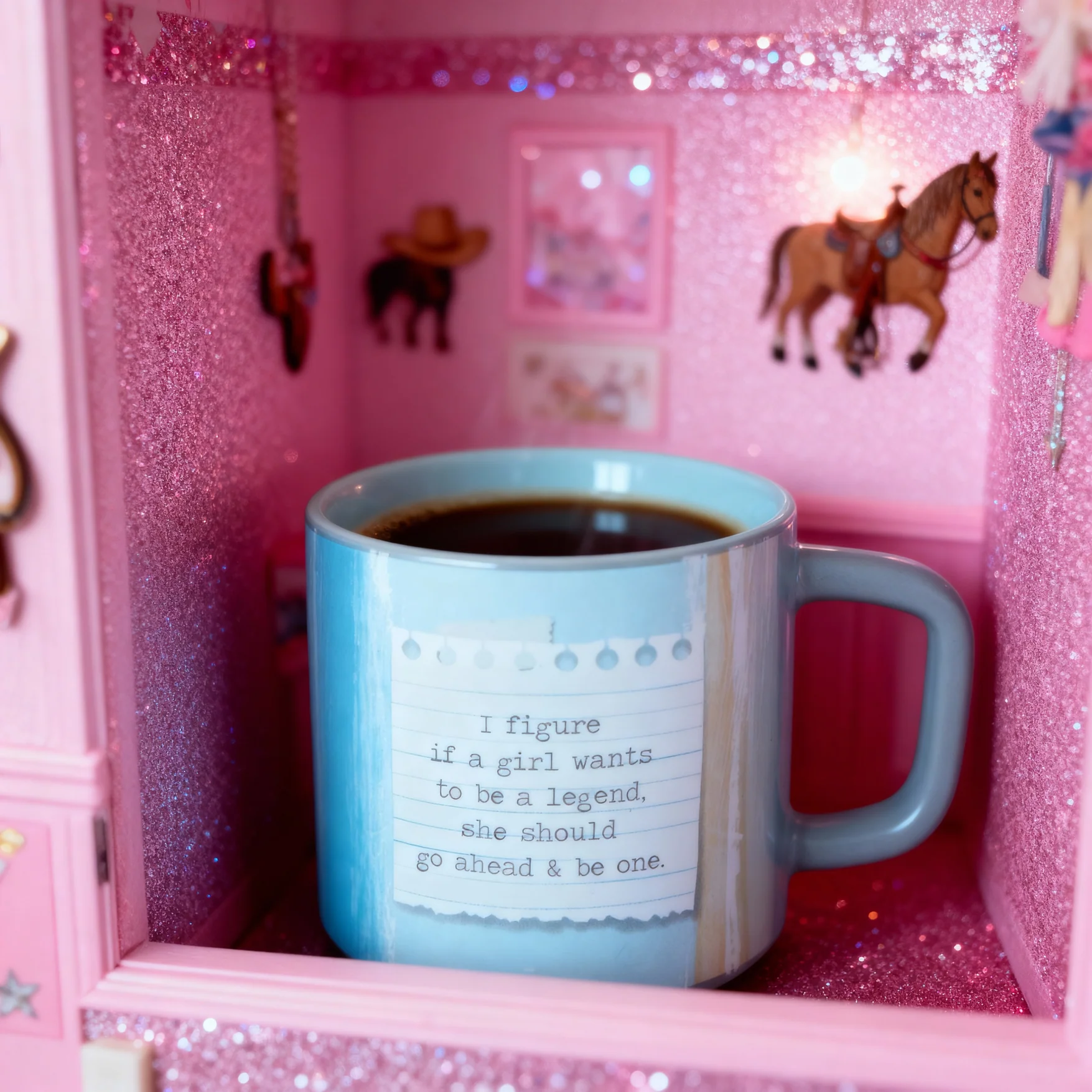 Easy-to-Use Calamity Jane If a Girl Wants To Be A Legend Coffee Mug Stoneware Tea Coffee Cup 14oz Traditional