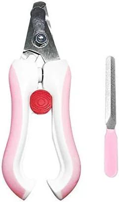 High-End OMEM Bird Nail Clippers with Grinding Nail Scissors Tool Pet Parrot Claw Care Pink L Pure