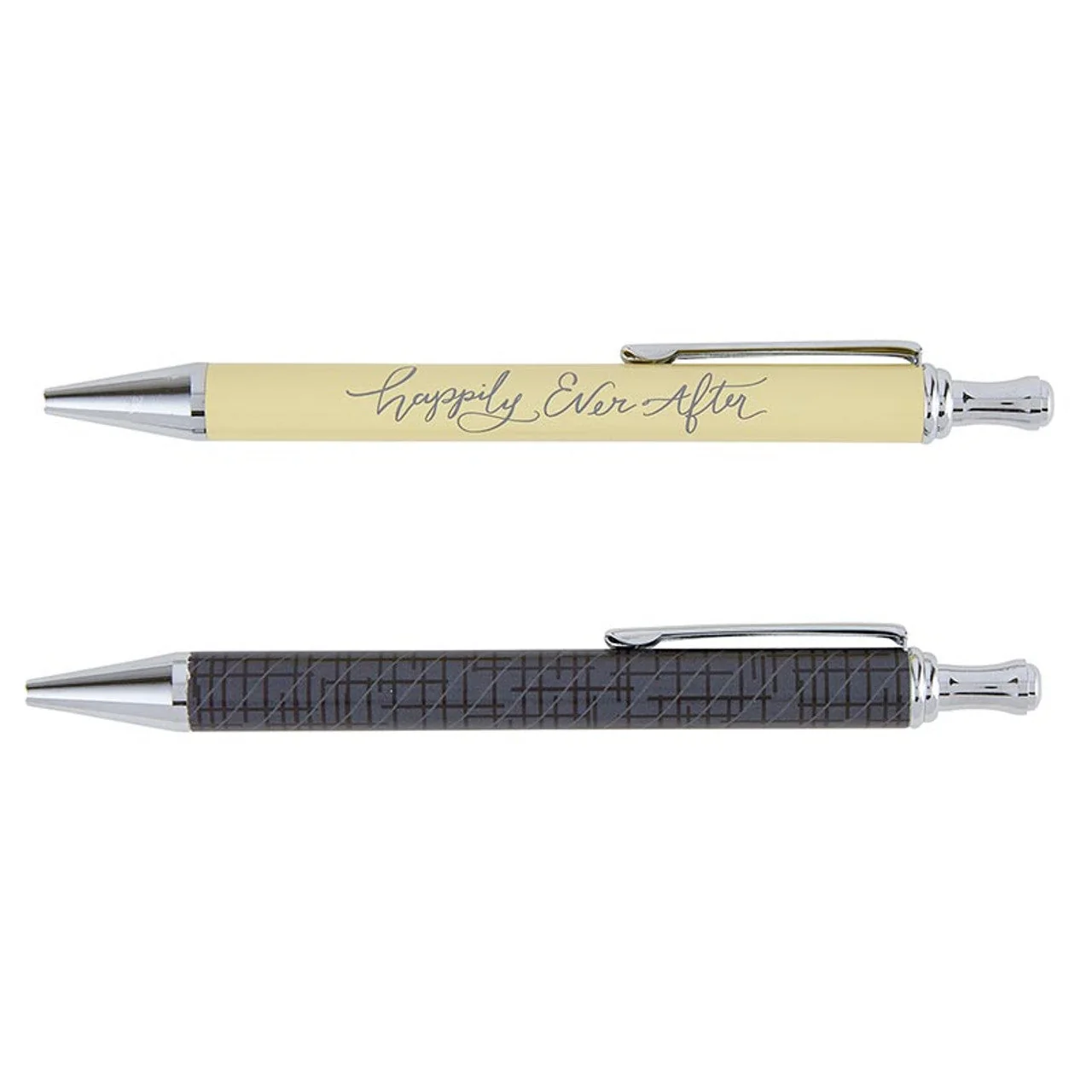 User-Friendly Happily Every After Pen Set Set of 2 Giftable Wedding Pens in Box Refillable High-End