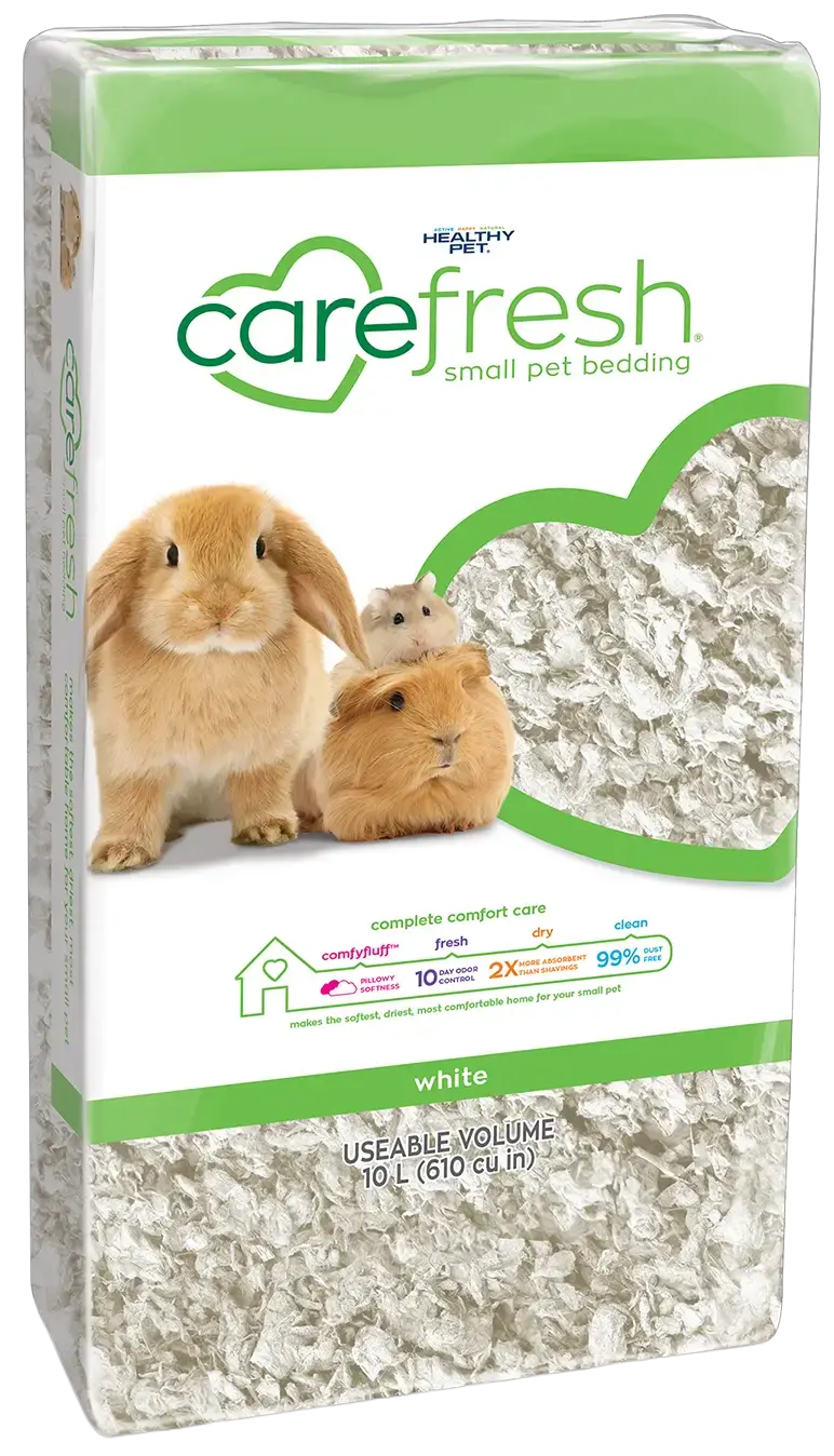 Elite Carefresh Complete Comfort White Paper Bedding for Small Animals 10 Liter Crafted