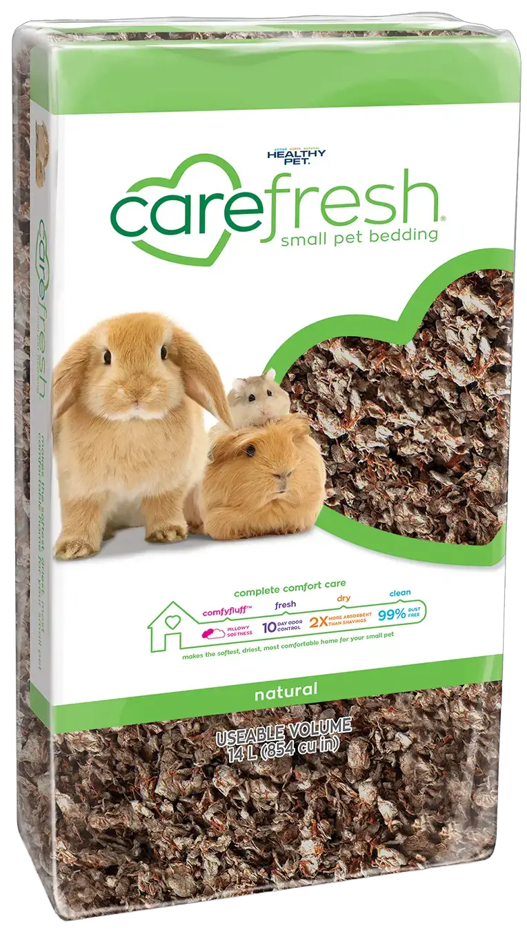 Minimalist Carefresh Complete Comfort Natural Paper Bedding for Small Animals 14 Liter Enhanced