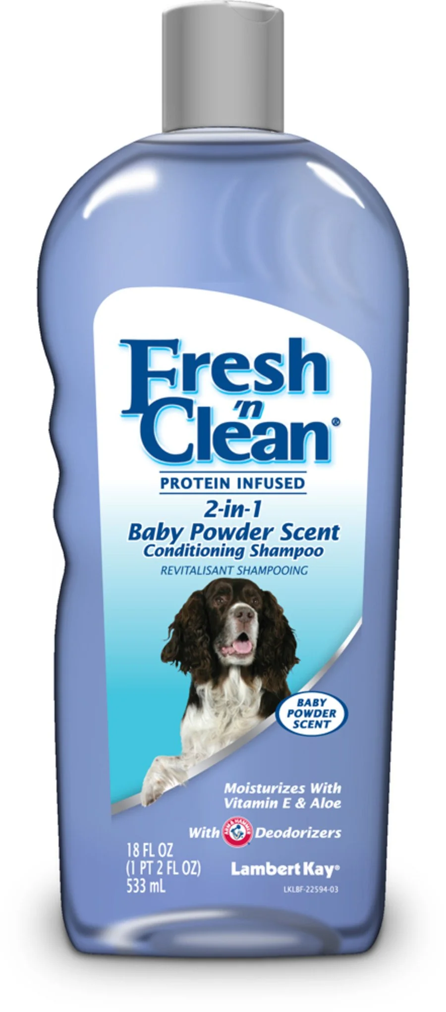 Quality Fresh n Clean Baby Powder Scent 2-in-1 Conditioning Shampoo for Dogs 18-oz Durable