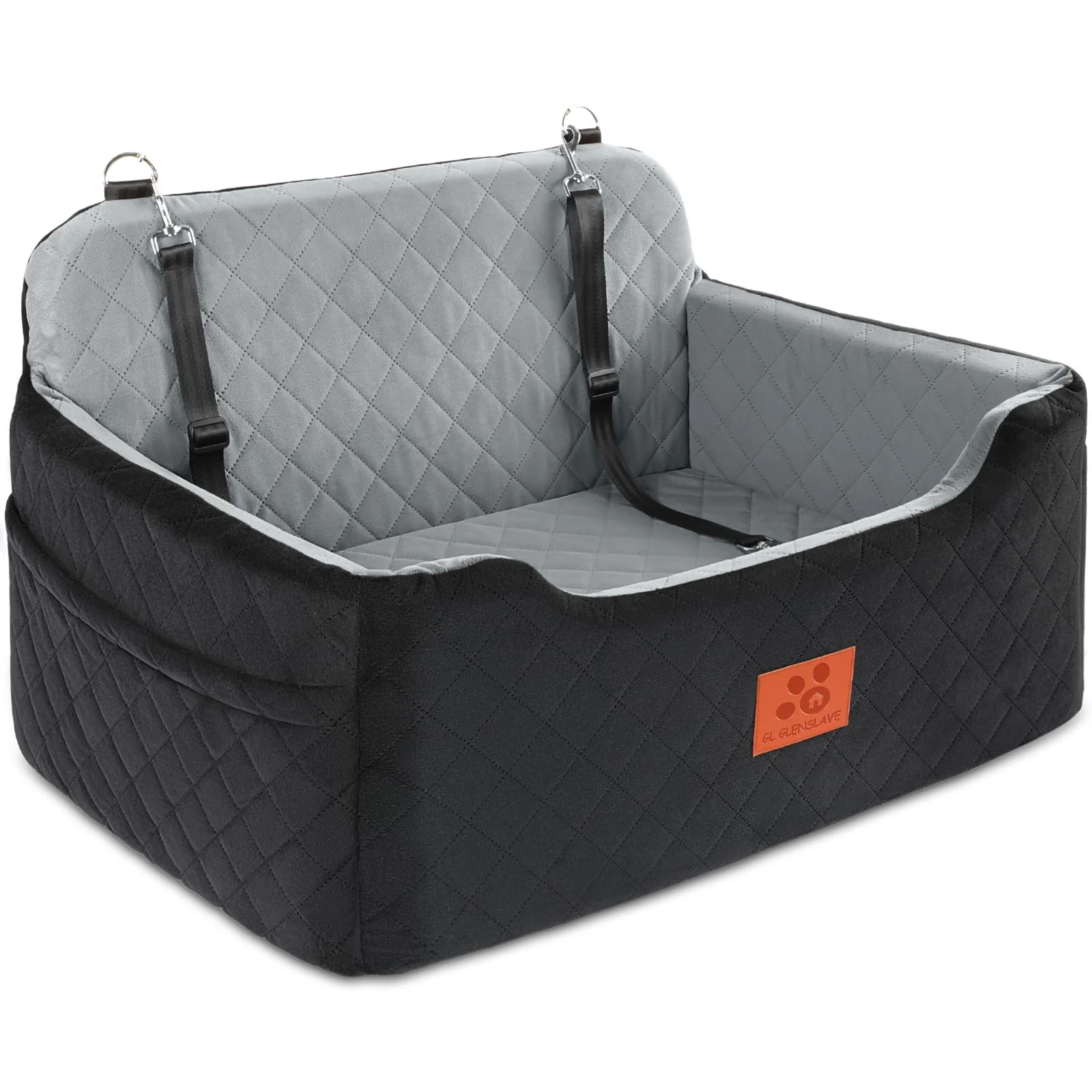 Versatile GL GLENSLAVE Dog Car Seat for Medium Large Dogs — Booster Seat Under 50 lbs High-Performance