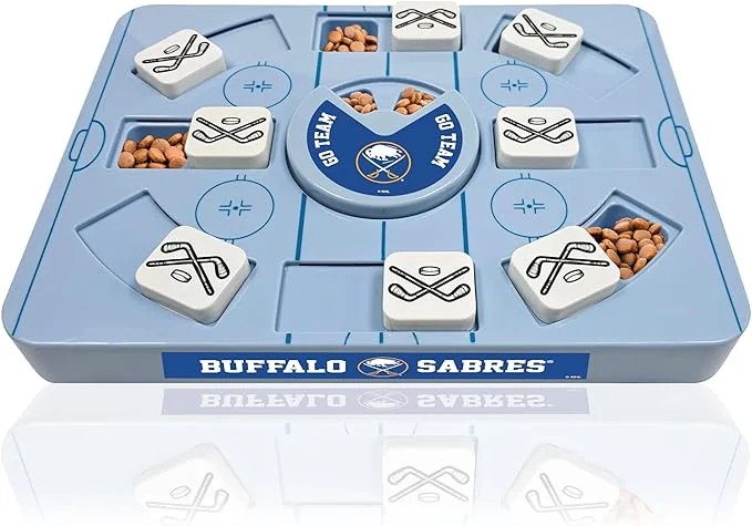 Sustainable Pets First NHL Buffalo Sabres Large Puzzle Toy New Size Interactive Dog Treat Slow Feeding ToyAbout This Luxury
