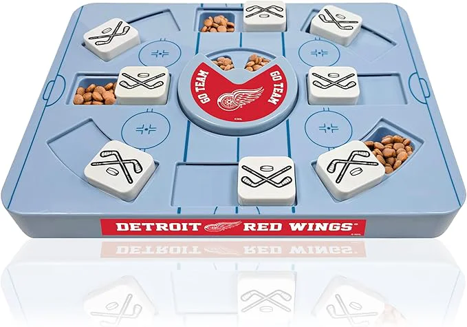 Authentic Pets First NHL Detroit RED Wings Large Puzzle Toy New Size Interactive Dog Treat Slow Feeding ToyAbout This Safe