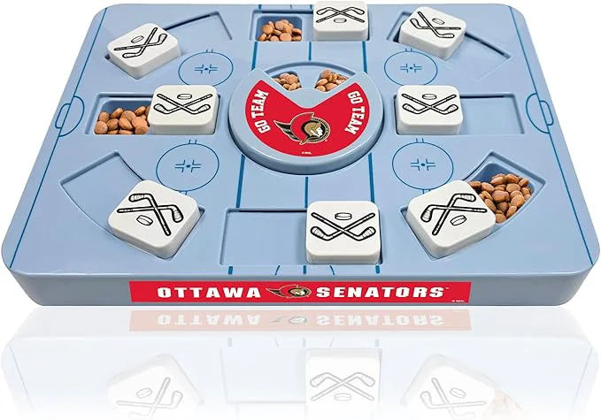 Advanced Pets First NHL Ottawa Senators Large Puzzle Toy New Size Interactive Dog Treat Slow Feeding ToyAbout This Enhanced