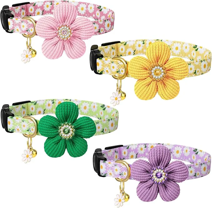 World-Class 4 Pack Breakaway Cat Collars Optimized