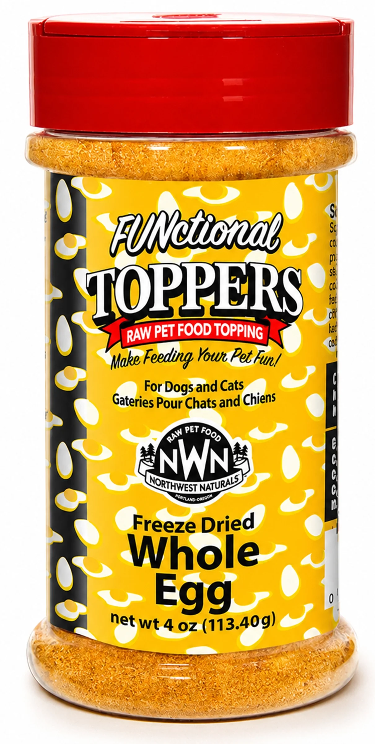 Top-Quality Northwest Naturals Functional ze Dried Dog Cat Food Topper Whole Egg 4-oz Specialty