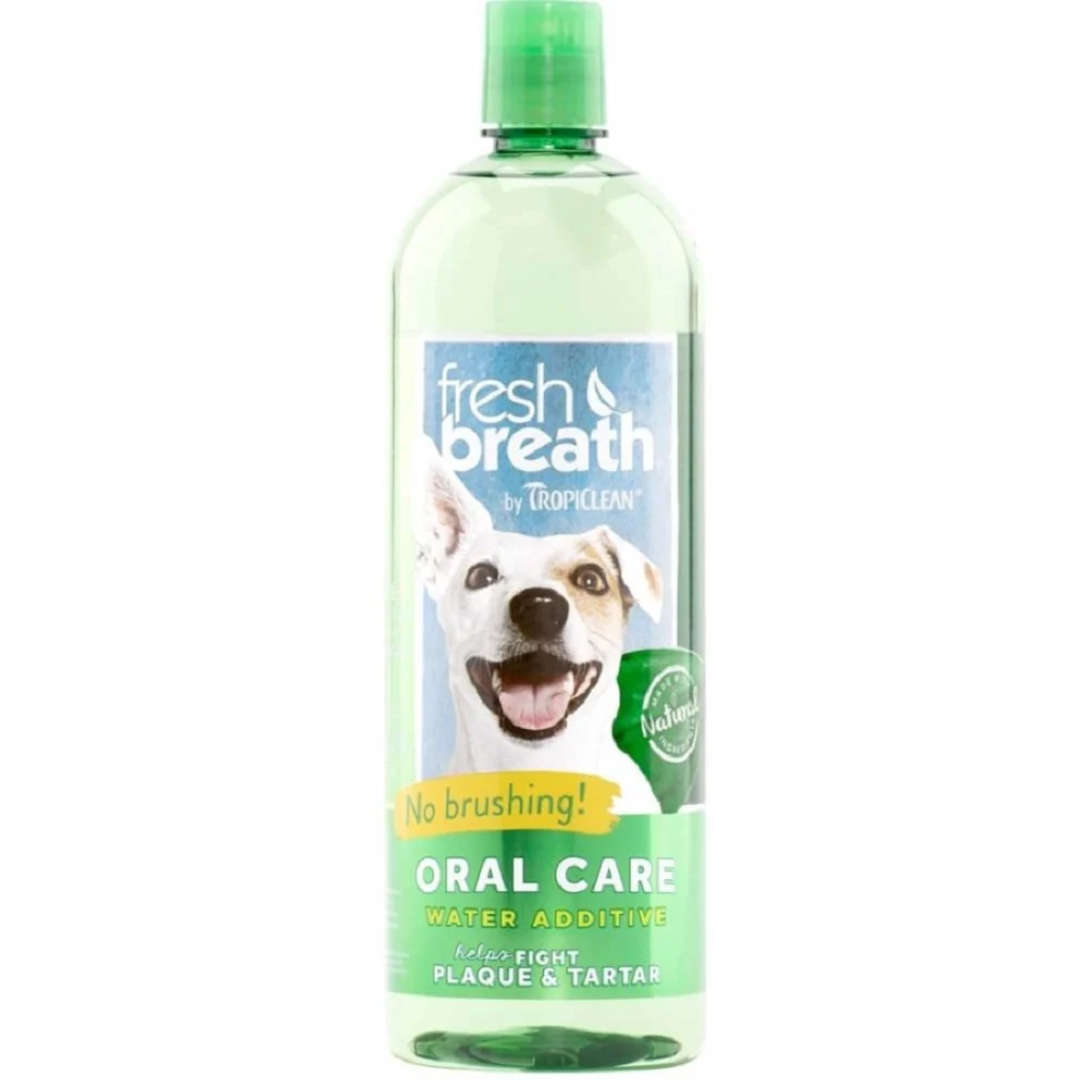 Selected TropiClean Fresh Breath Oral Care Water Additive for Dogs 33.8-oz Healthy