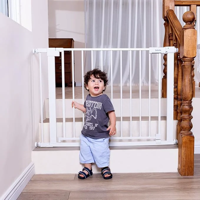 Reliable BABELIO Baby Gate for Doorways and Stairs 41-46 Pet Gate Excellent