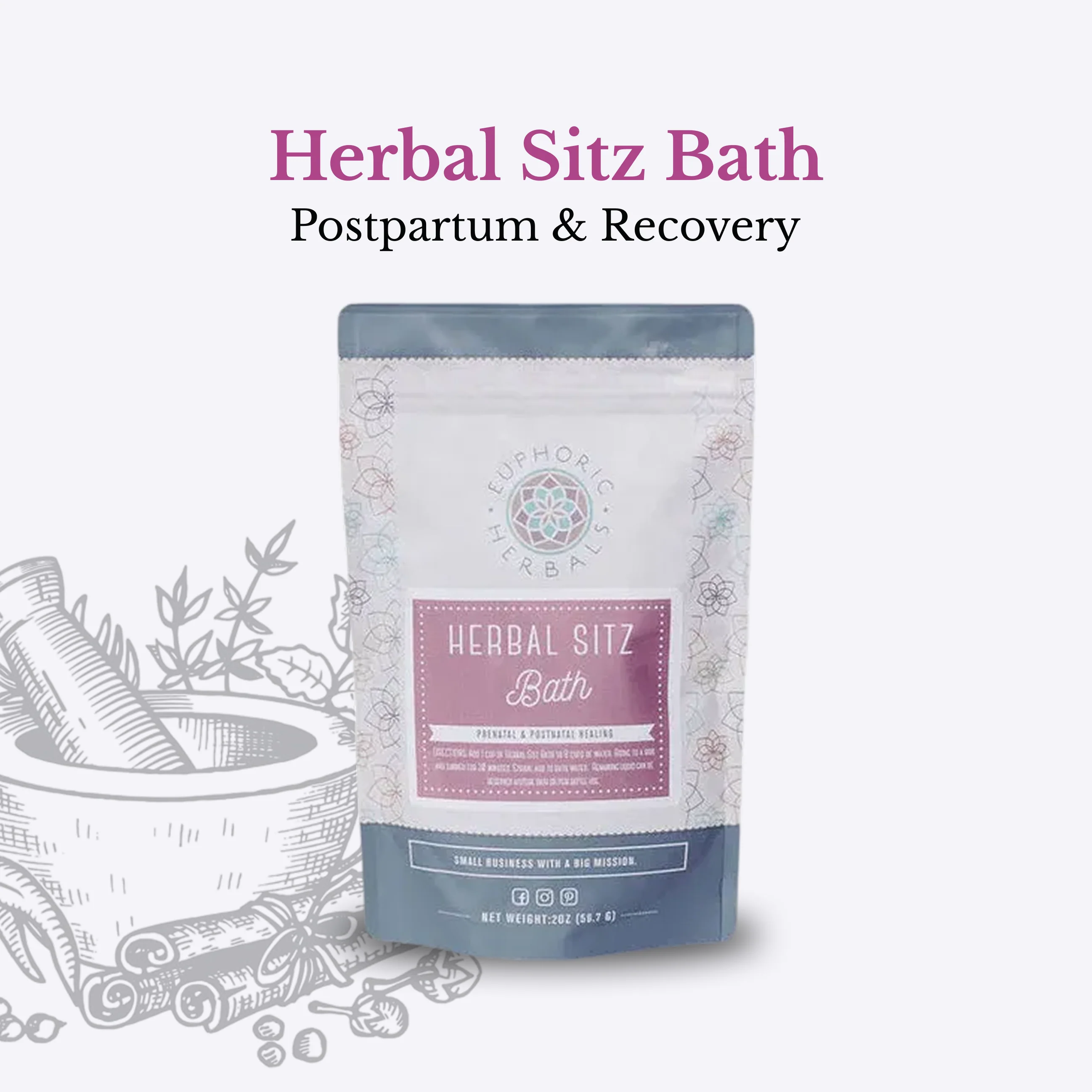Detailed Herbal Sitz Bath Postpartum Certified