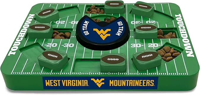 Optimized Pets First NCAA WEST Virginia Large Puzzle Toy New Size Interactive Dog Treat Slow Feeding ToyAbout This Original