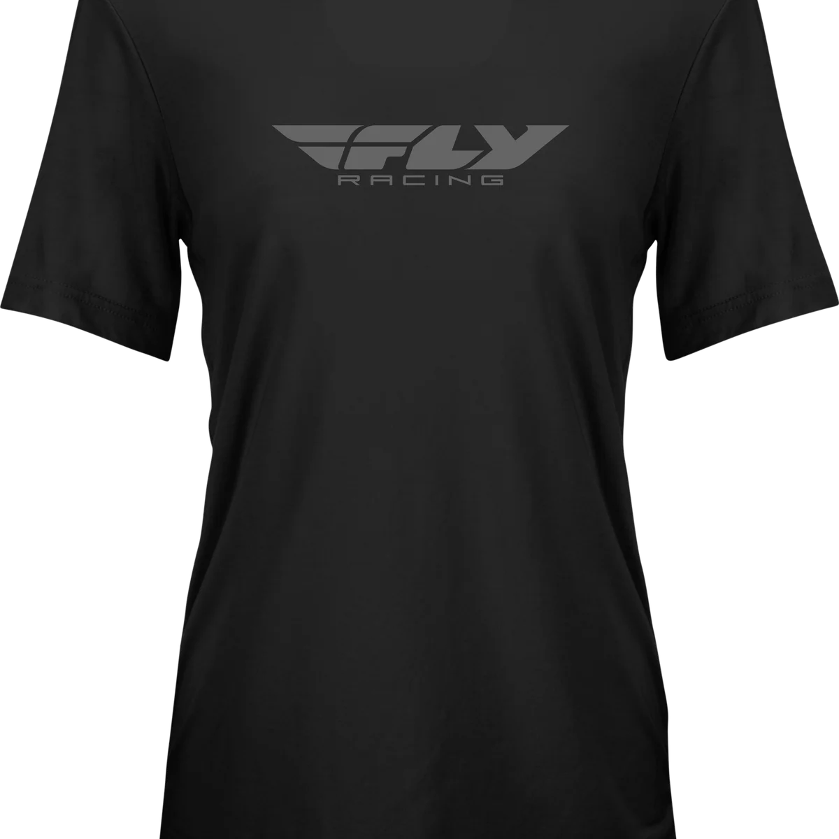 Breathable Women's Fly Origin Corp Tee Black Grey Lg Minimalist