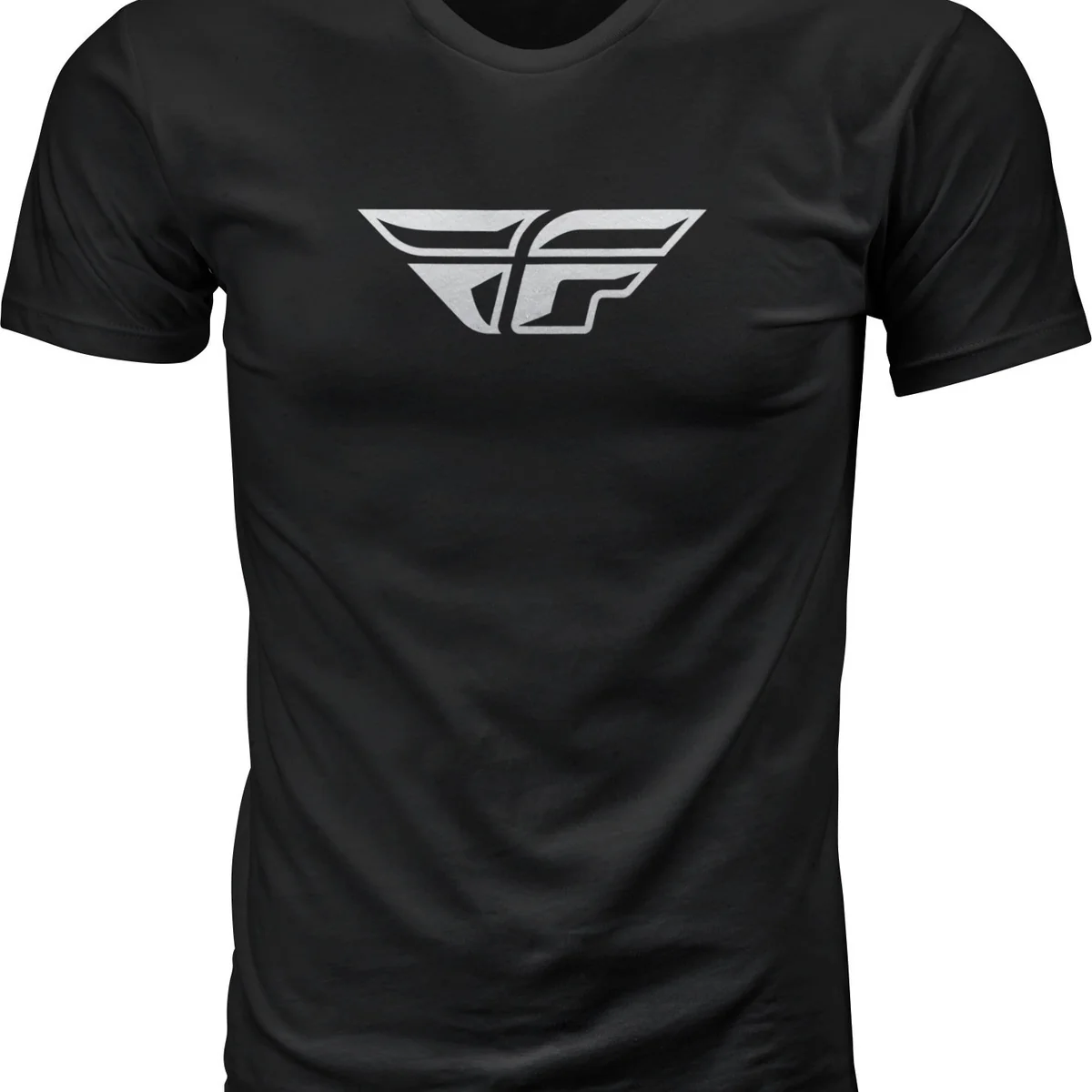 Durable Fly F Wing Tee Black Xl Lightweight