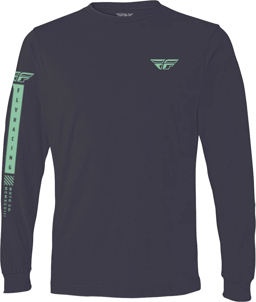 Smart Fly Tribe Long Sleeve Tee Navy Green Xl Original
