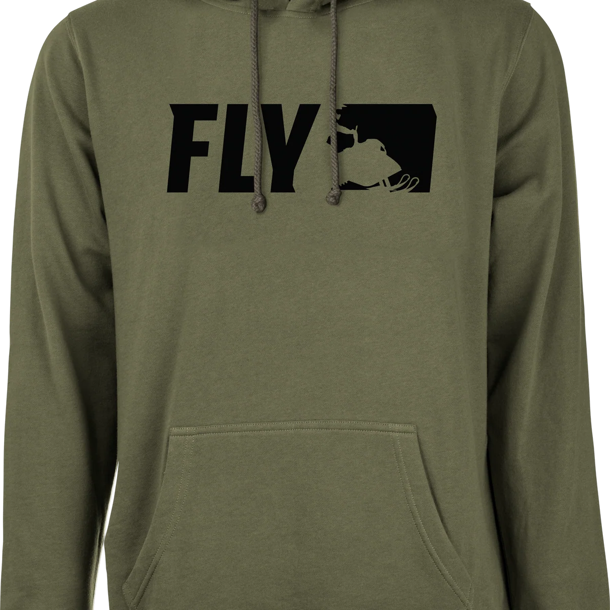 Convenient Fly Primary Hoodie Military Green Xl Comfortable