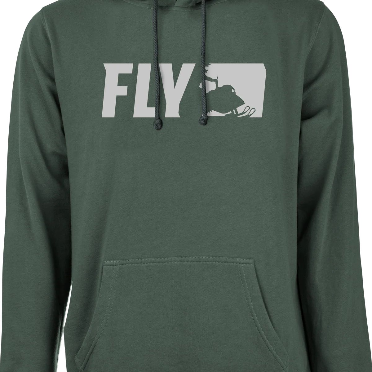 Dependable Fly Primary Hoodie Alpine Green Sm Modern