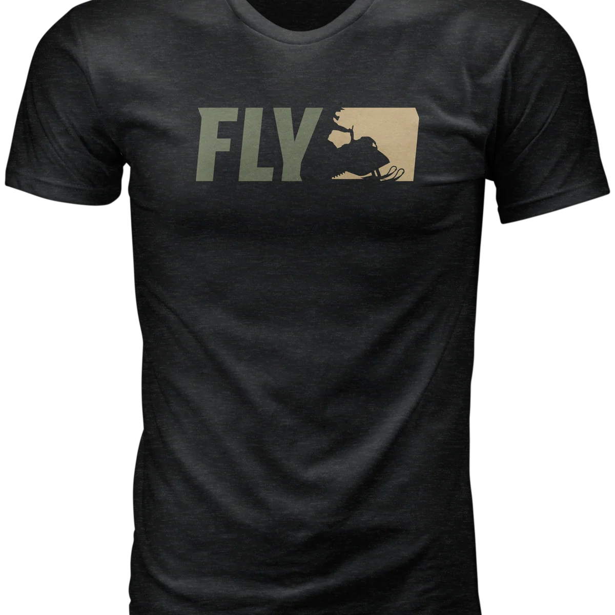 Sustainable Fly Primary Tee Black 2x Optimized