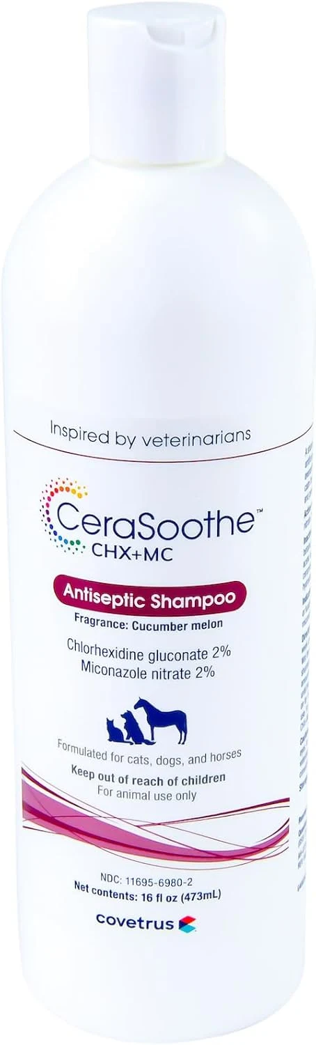 Eco-Friendly CeraSoothe® CHX MC Antiseptic Shampoo 16oz Top-Quality