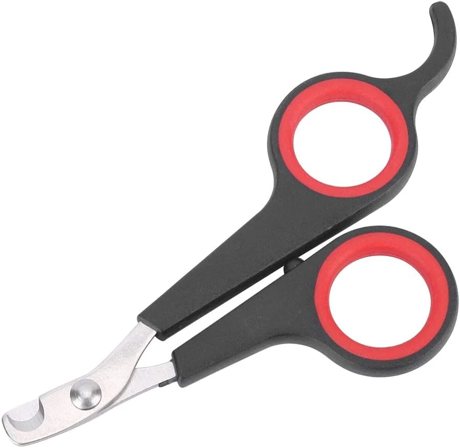 Dependable Animal Nail Scissors Bird Nail Scissors Beak Trimmer for Birds Pet Bird Small Animals Accessory Grooming Tool Nail Scissors Clipper Black and Red Official
