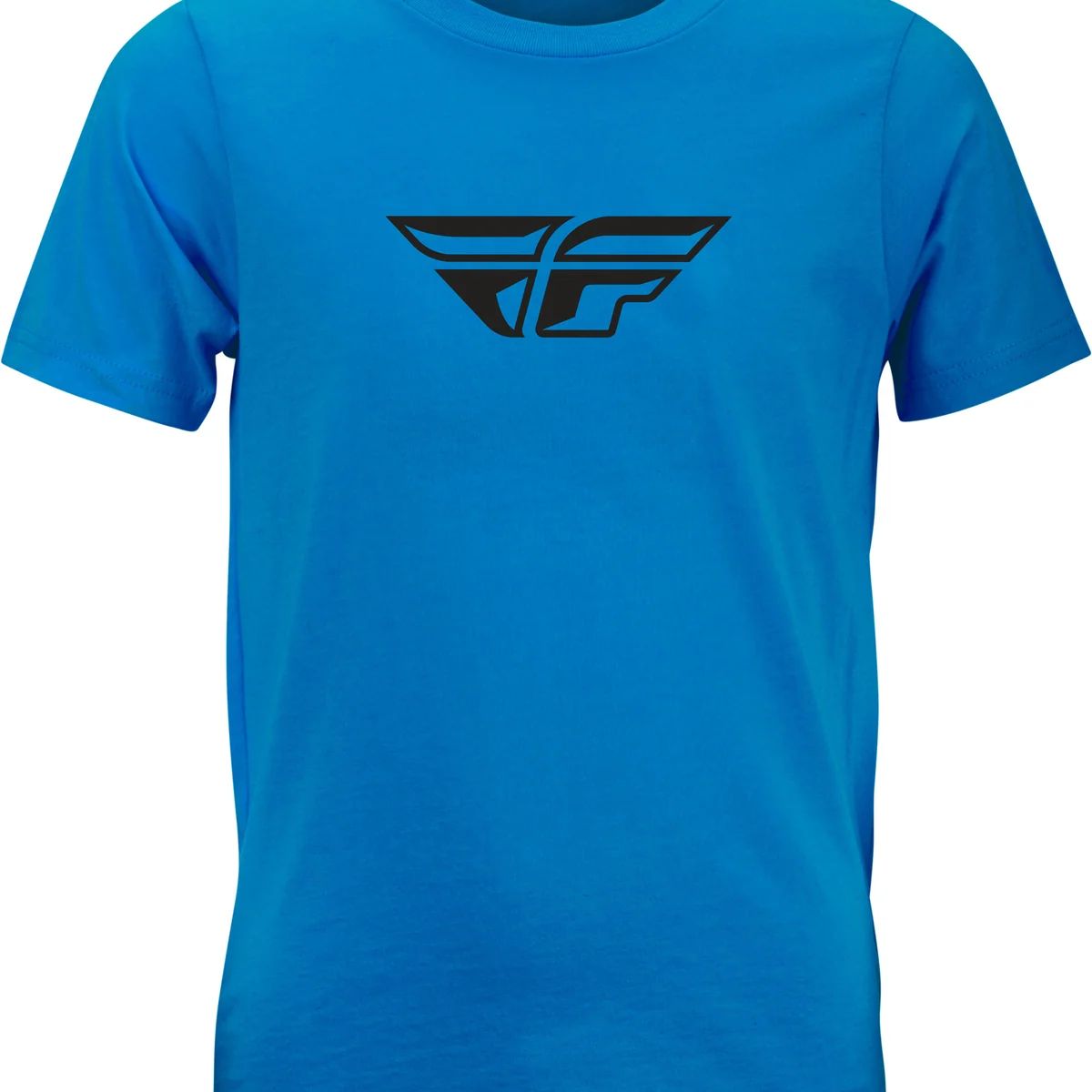 Classic Youth Fly F Wing Tee Turquoise Ym Certified