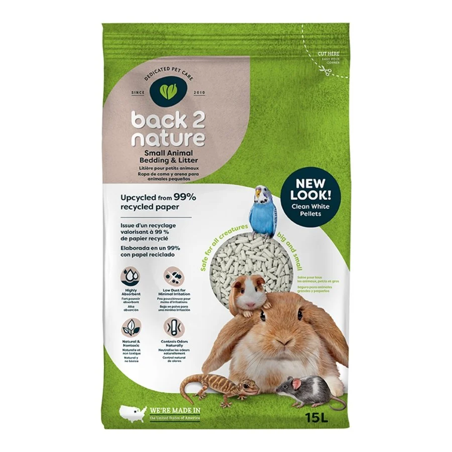 Original Design Back 2 Nature Small Animal Bedding Litter 15 Liters High-Quality