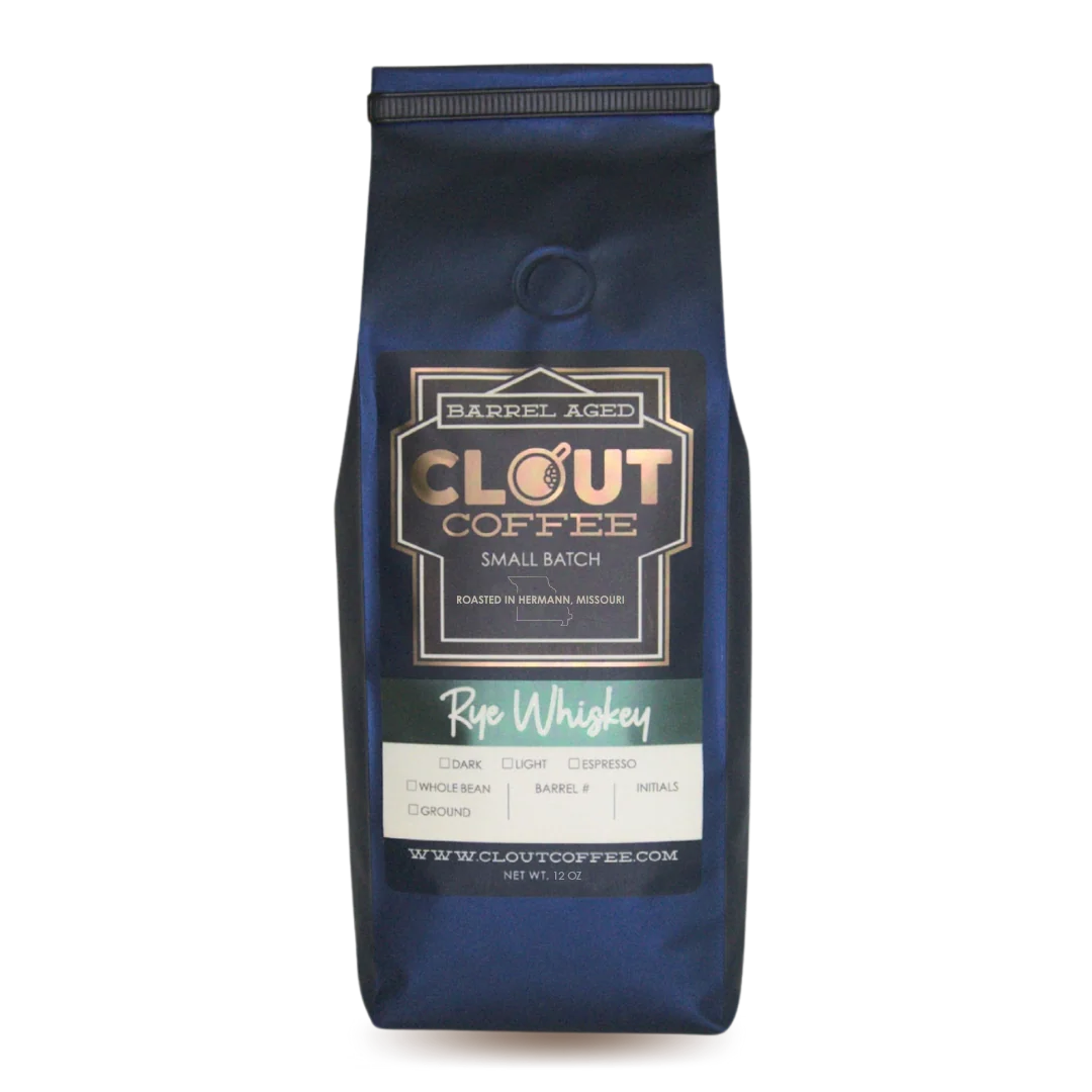 Sophisticated Rye Whiskey Barrel Aged Coffee 12oz Crafted